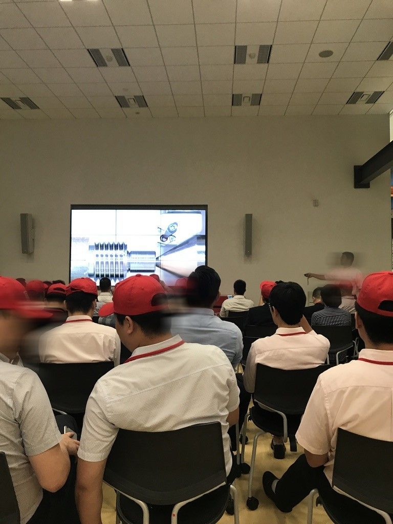 赴日研修产品讲解现场